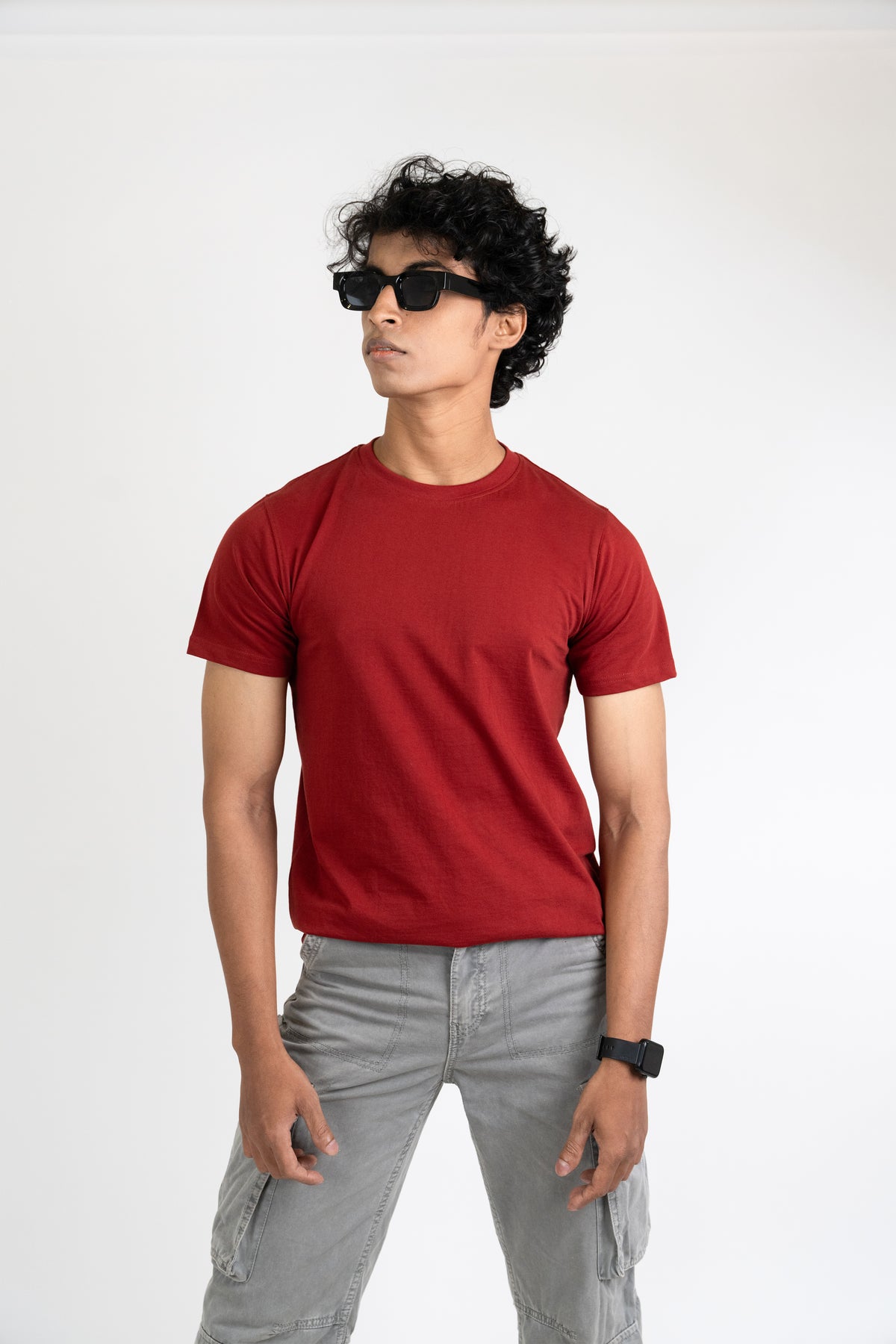 Mens Rust Classic Crew Neck – Hippikart